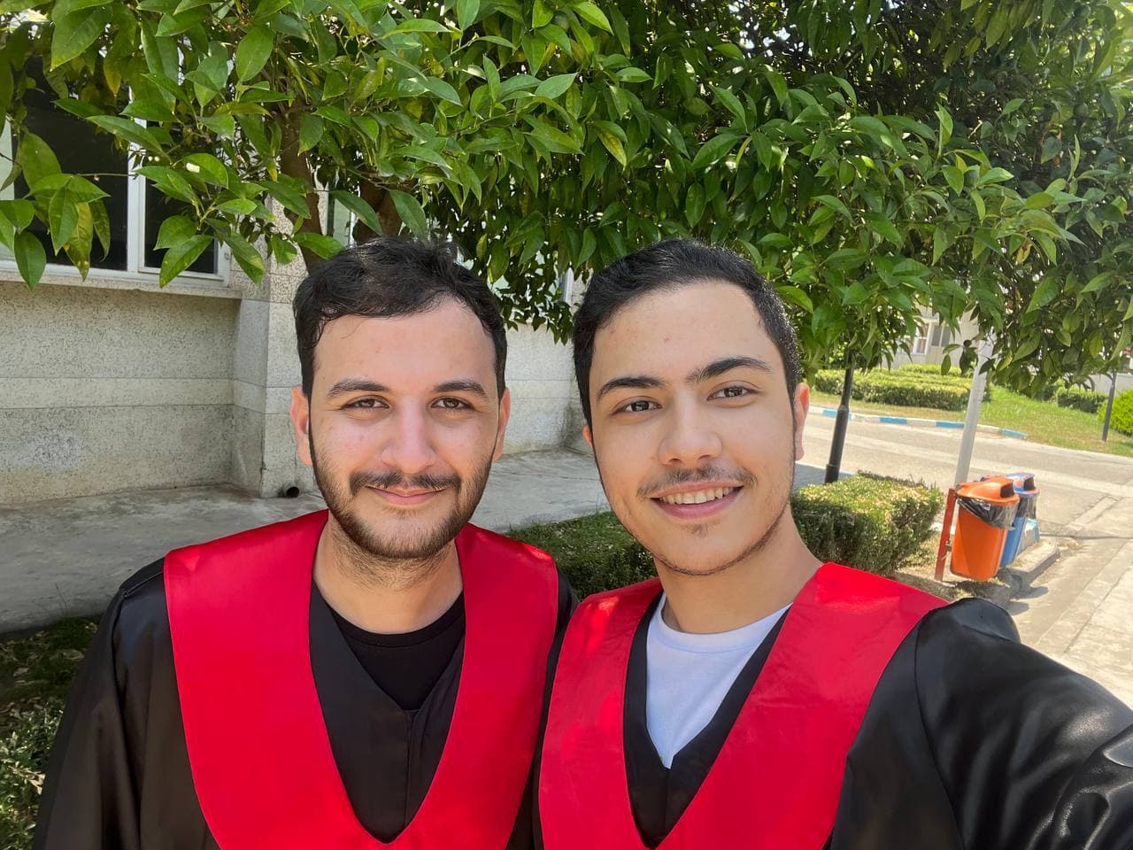 With Kiarash at our graduation ceremony